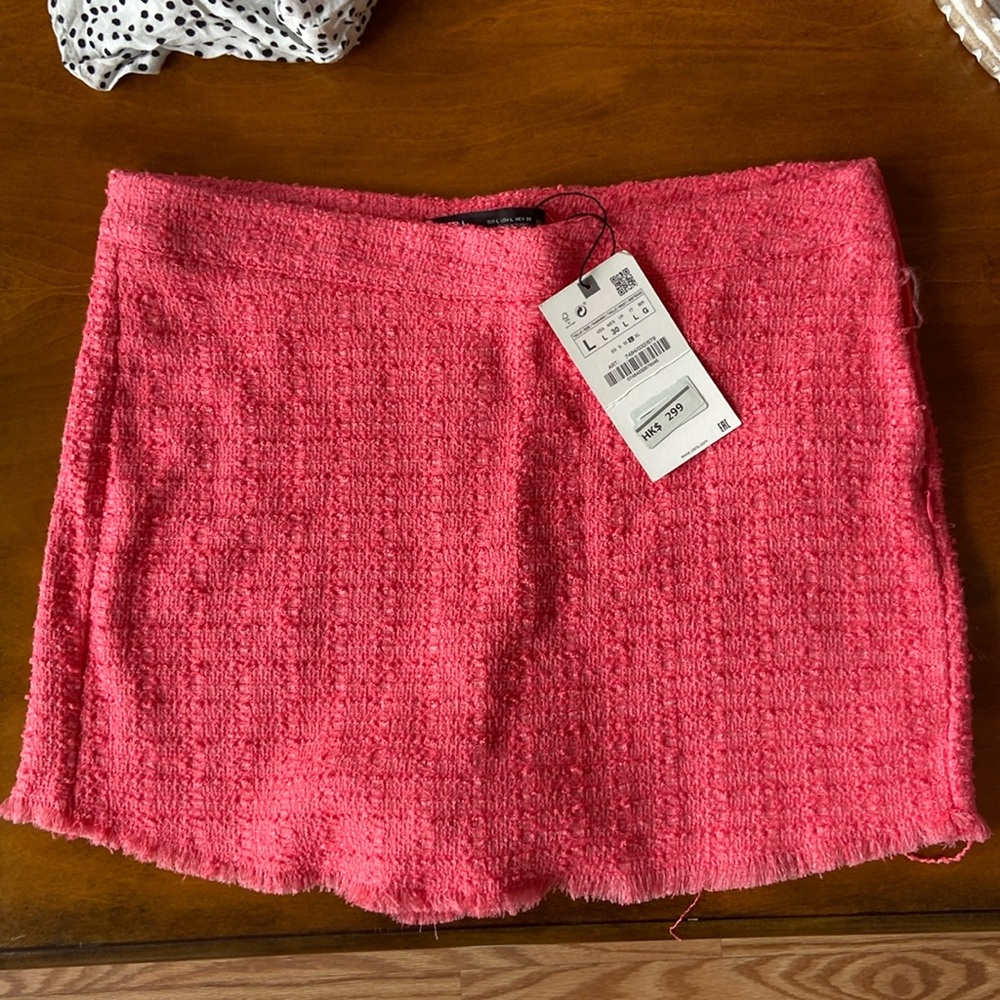 PINK ZARA SKORT